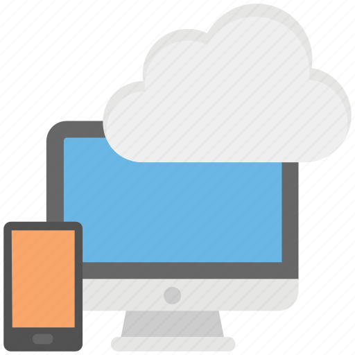 Cloud computing, storage cloud, wireless devices, wireless network connection icon - Download on Iconfinder