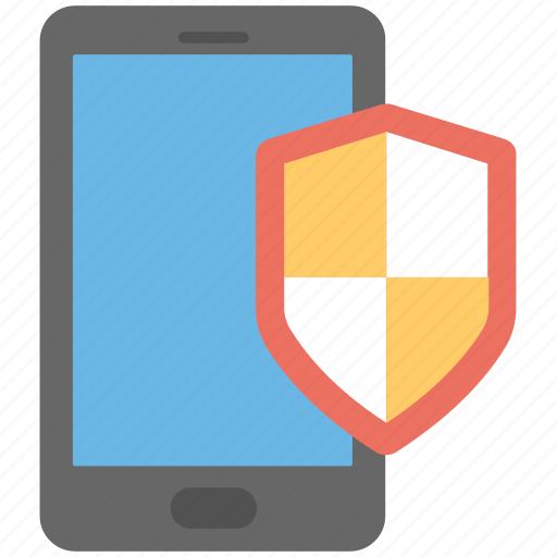 Mobile antivirus protection, mobile data protection, mobile security, mobile shield, smartphone with shield icon - Download on Iconfinder
