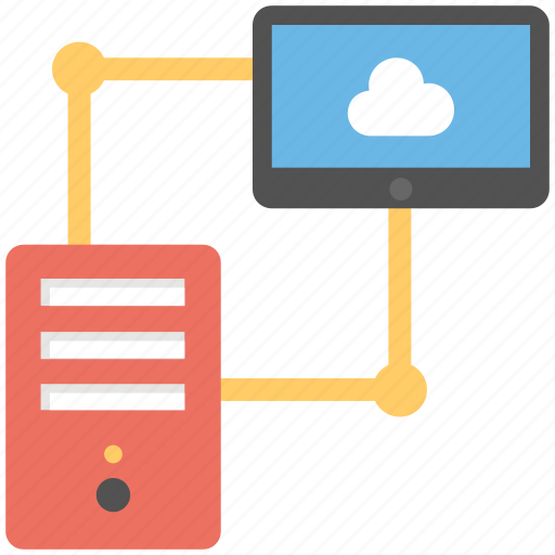 Cloud database, cloud network, cloud server hosting, cloud storage, cloud technology icon - Download on Iconfinder