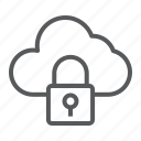 cloud, security, database, protection, data, lock