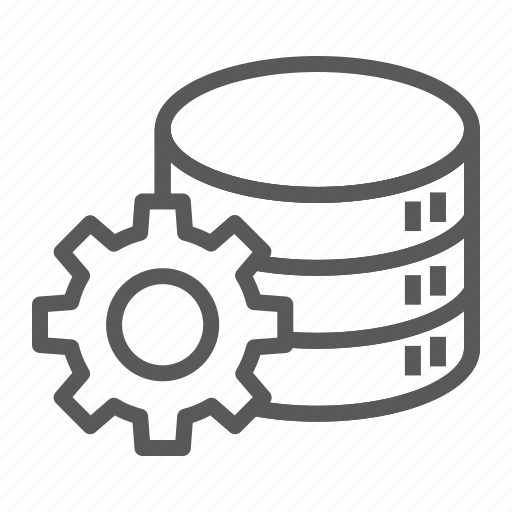 Database, management, storage, data, cogwheel, gear icon - Download on Iconfinder