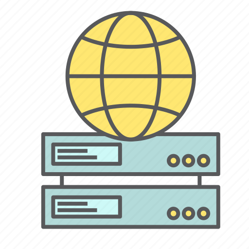 Web, hosting, database, data, network, connection, server icon - Download on Iconfinder