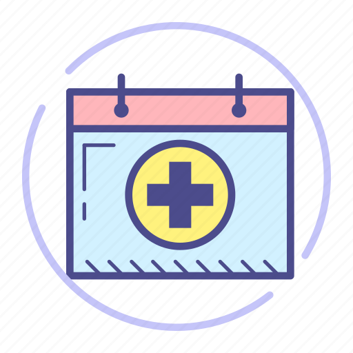Calendar, cross, date, event, healthcare, medical, schedule icon - Download on Iconfinder