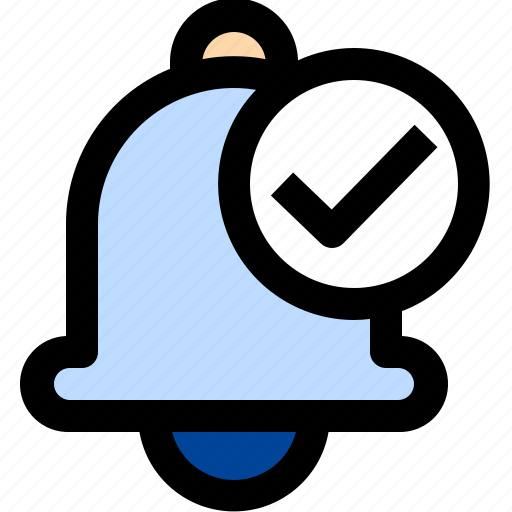 Check, bell, alarm, notification, alert, packard, notifications icon - Download on Iconfinder
