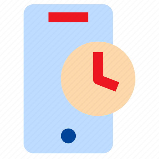 Cell, phone, time, date, clock icon - Download on Iconfinder