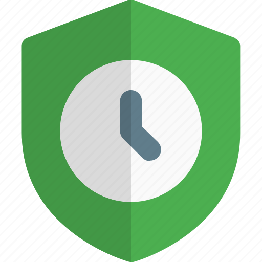 Time, shield icon - Download on Iconfinder on Iconfinder