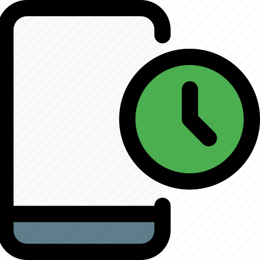 Smartphone, time icon - Download on Iconfinder on Iconfinder