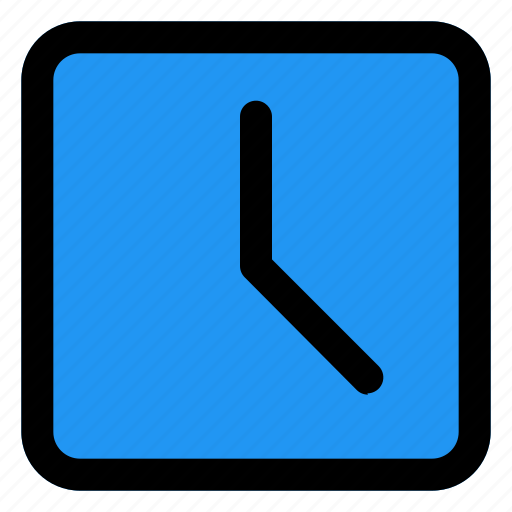 Square, clock icon - Download on Iconfinder on Iconfinder