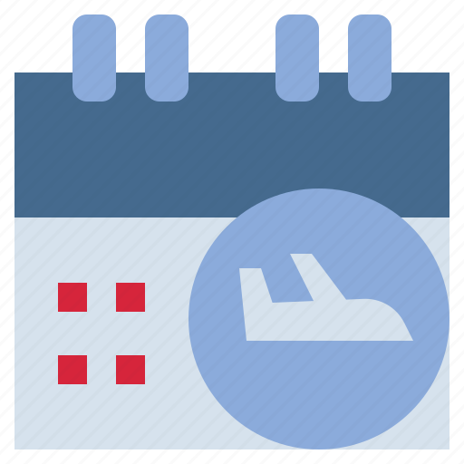 Flight, fly, booking, calendar, date, time, ticket icon - Download on Iconfinder