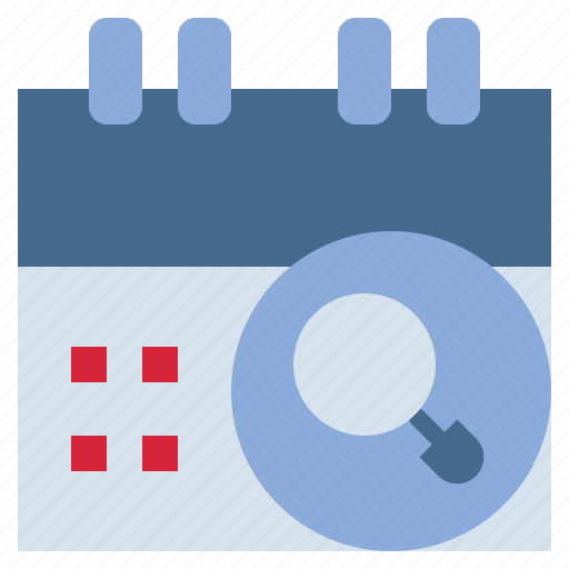 Search, find, date, time, calendar icon - Download on Iconfinder