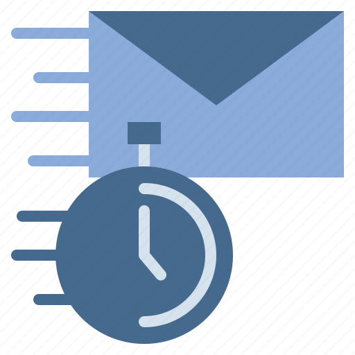 Speed, send, mail, date, time, envelope, icon icon - Download on Iconfinder