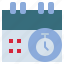 stop, watch, date, time, calendar, icon 