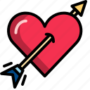 arrow, cupid, heart, love, romantic, valentine