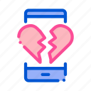 app, broken, dating, heart
