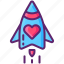 boost, love, rocket 
