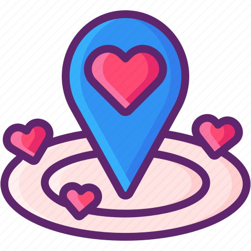 Nearby, location, love, tinder icon - Download on Iconfinder