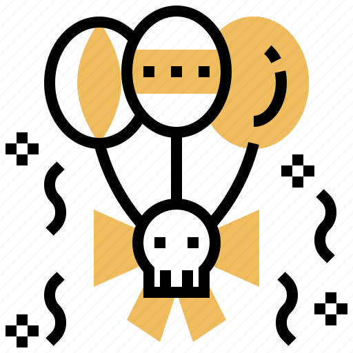 Balloon, calaca, dead, skeleton, skull icon - Download on Iconfinder