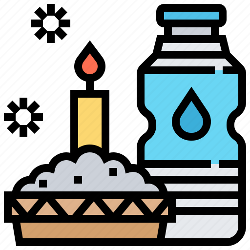 Beverage, food, salt, water, worship icon - Download on Iconfinder