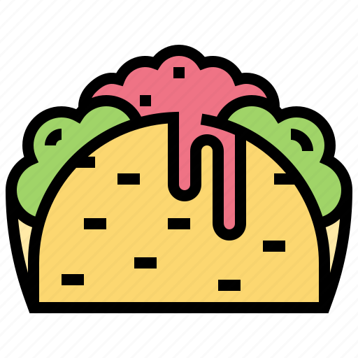Food, lunch, mexican, restaurant, taco icon - Download on Iconfinder