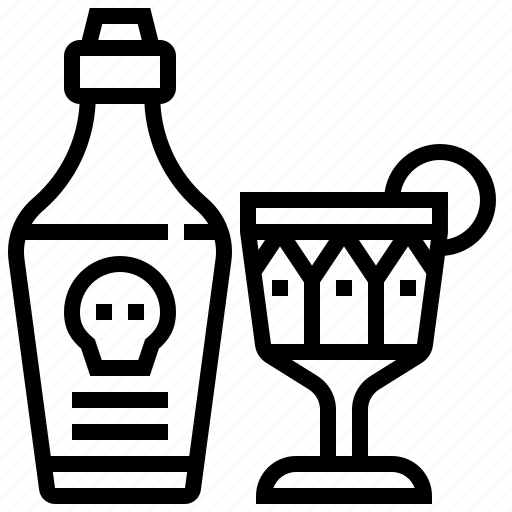 Alcohol, beverage, bottle, dead, drink icon - Download on Iconfinder