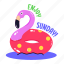 enjoy sunday, pool flamingo, pool toy, inflatable flamingo, floating toy 