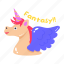 fantasy, unicorn, unicorn horse, mythical creature, horned animal 