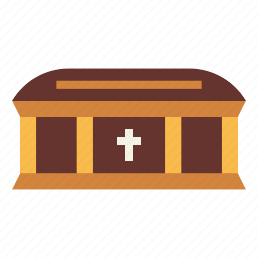 Burial, casket, coffin, dead, wood icon - Download on Iconfinder