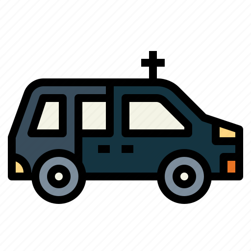 Burial, car, funeral, vehicle icon - Download on Iconfinder