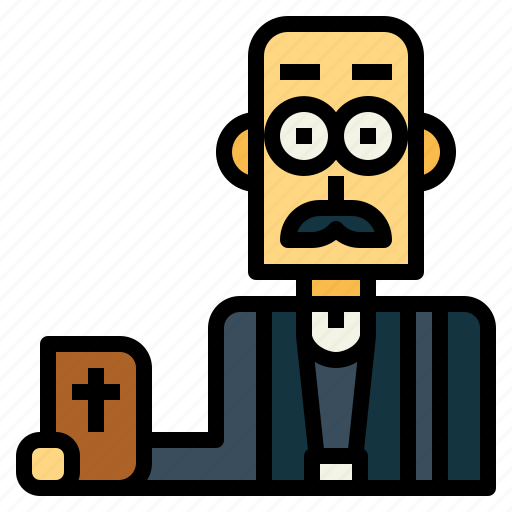 Bible, christian, christianity, man, old, pastor icon - Download on Iconfinder