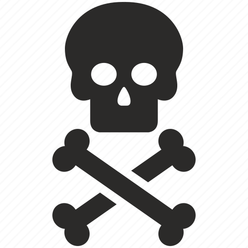 Attention, dead, death, warning icon - Download on Iconfinder