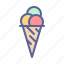 cone, dessert, ice cream, summer, hygge 