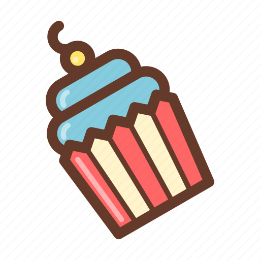 Bakery, cream, cupcake, dessert, party, pastry, snack icon - Download on Iconfinder