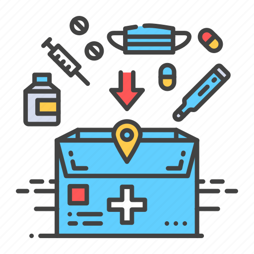 Delivery, express, medicines, package, pharmacy, shipping icon - Download on Iconfinder