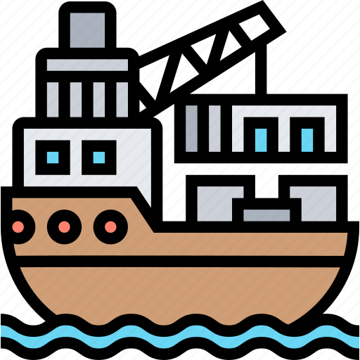 Cargo, shipment, exportation, ocean, transportation icon - Download on Iconfinder