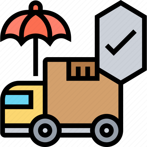 Delivery, insurance, cargo, truck, protection icon - Download on Iconfinder