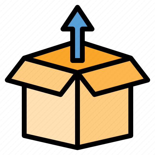 Export, package, box, delivery, logistic, outbox, unbox icon - Download on Iconfinder