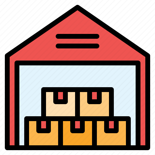 Warehouse, box, boxes, delivery, logistic, package, logistics icon - Download on Iconfinder