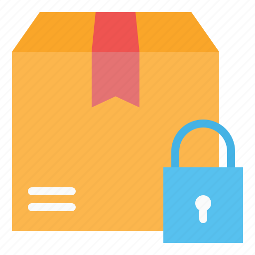 Delivery, lock, logistics, package, box, protection icon - Download on Iconfinder