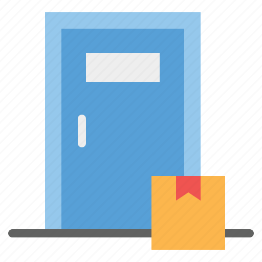 Delivery, parcel, to, door, logistic, package, logistics icon - Download on Iconfinder