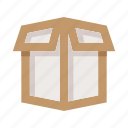 box, open, package, delivery