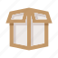 box, open, package, delivery 
