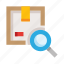 box, parcel, search, tracking 