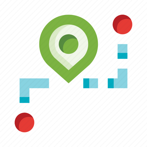 Route, logistics, delivery, shipping icon - Download on Iconfinder