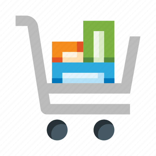 Shopping, cart, purchases, boxes icon - Download on Iconfinder