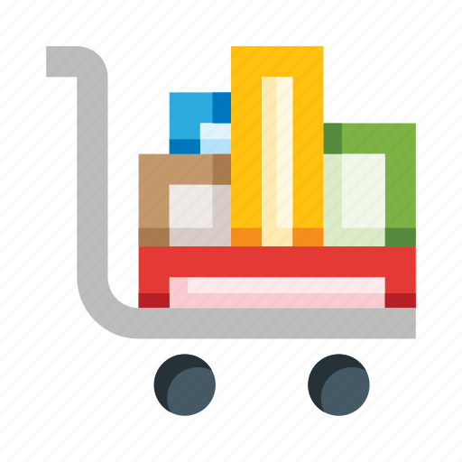 Shopping, purchases, trolley, boxes icon - Download on Iconfinder