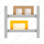 storage, rack, warehouse, boxes 