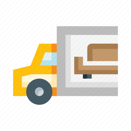 Truck, lorry, furniture, delivery icon - Download on Iconfinder