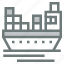 ship, cargo, transport, vessel 