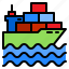 cargo, ship, delivery, shipping, logistic, parcel 