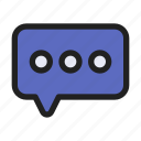 chat, message, speech, communication, conversation